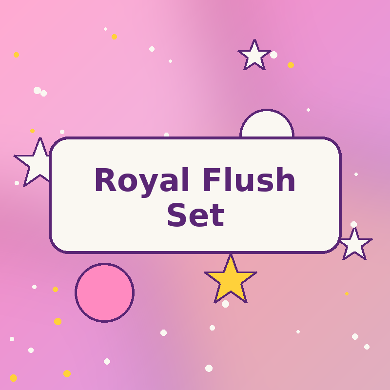 Royal Flush Pin Set