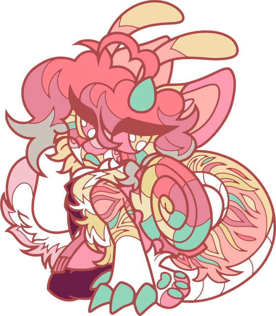 Val, a custom enamel pin designed and made by Princefizz Art