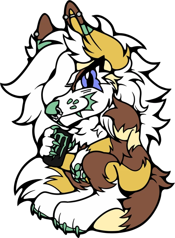 Tannis, a custom enamel pin designed and made by Princefizz Art