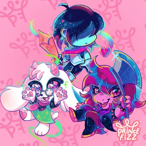 Deltarune Keychains