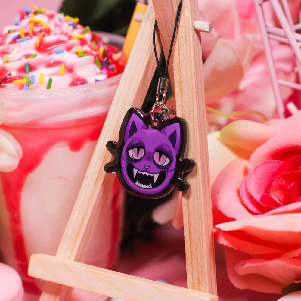 Fear & Hunger Pocketcat Phone Charm
