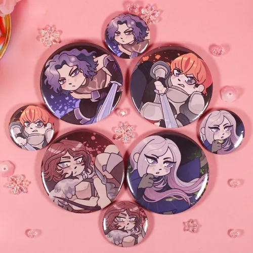 Fear & Hunger Button Badges