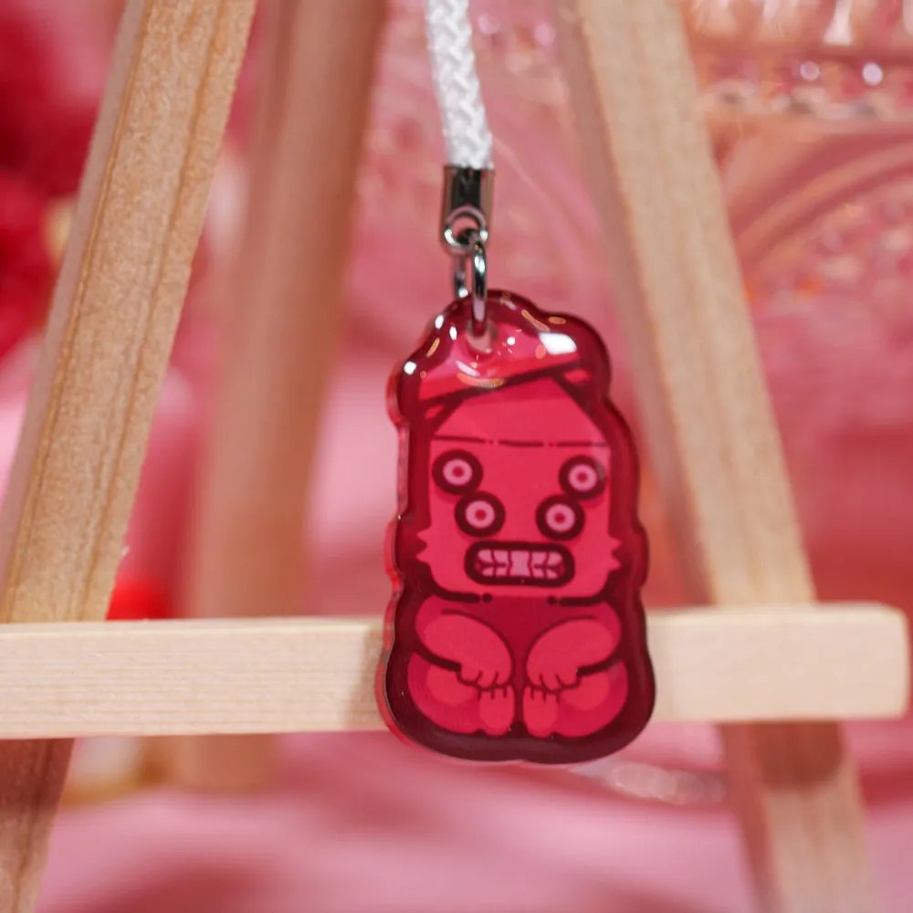 Adventure Time Golb Statue Phone Charm
