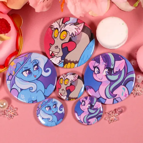 MLP Magic Set Button Badges