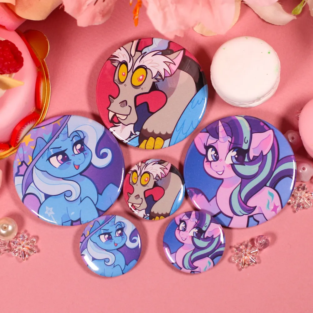 MLP Magic Set Button Badges
