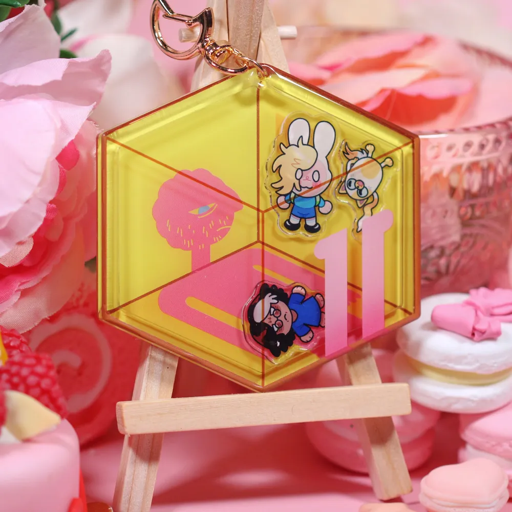 Adventure Time Prismo Shaker Charm